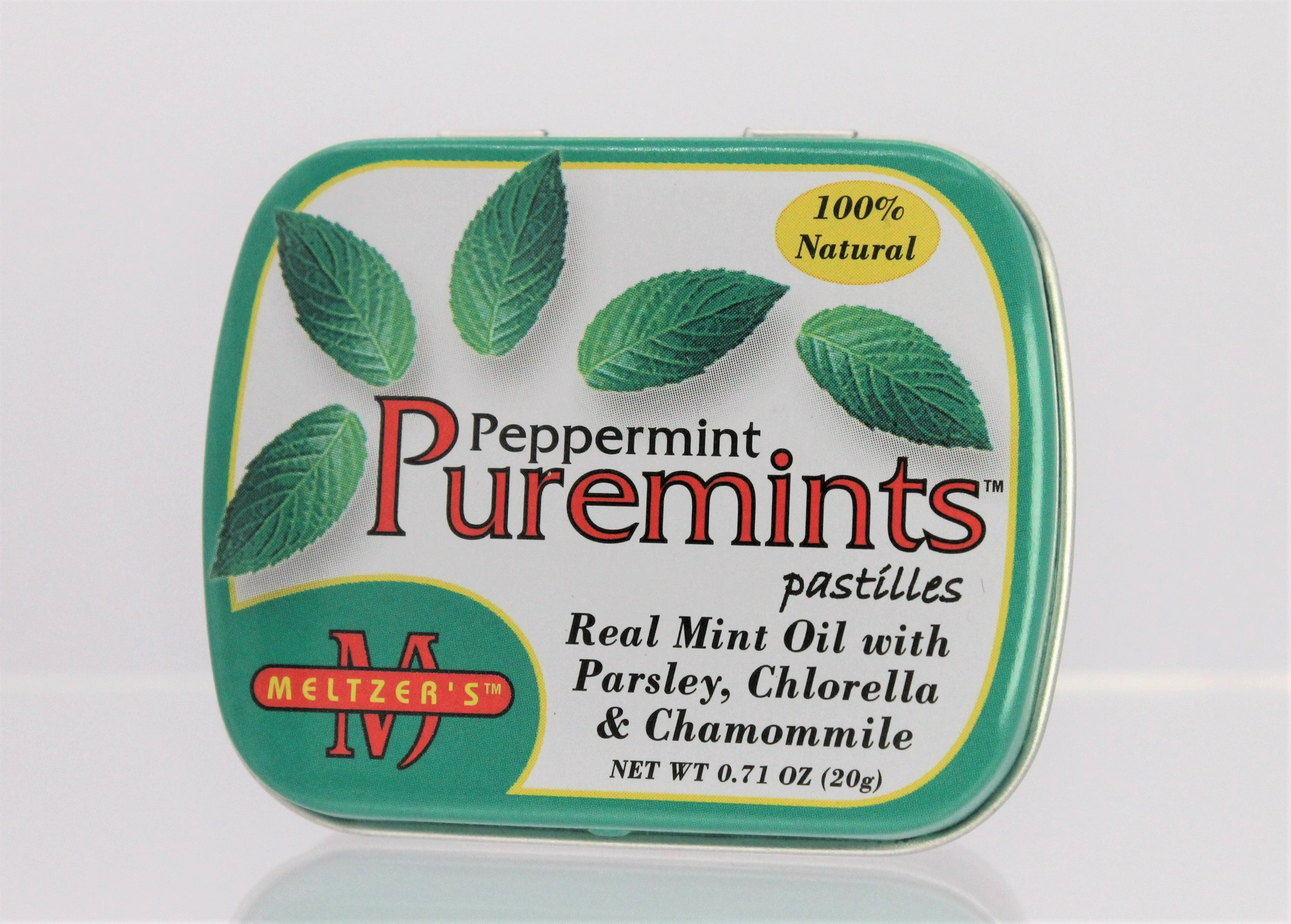 Mini First Peppermint Mini Tins - Meltzer's Peppermint Puremints - 32 mint/20 gram size ...