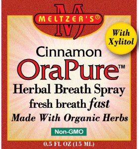 Meltzer's OraPure Cinnamon Herbal Breath Spray