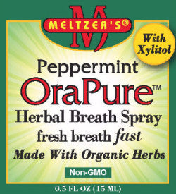 Meltzer's OraPure Peppermint Herbal Breath Spray